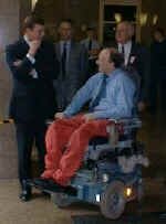 Prince Andrew greets Trevor Jones